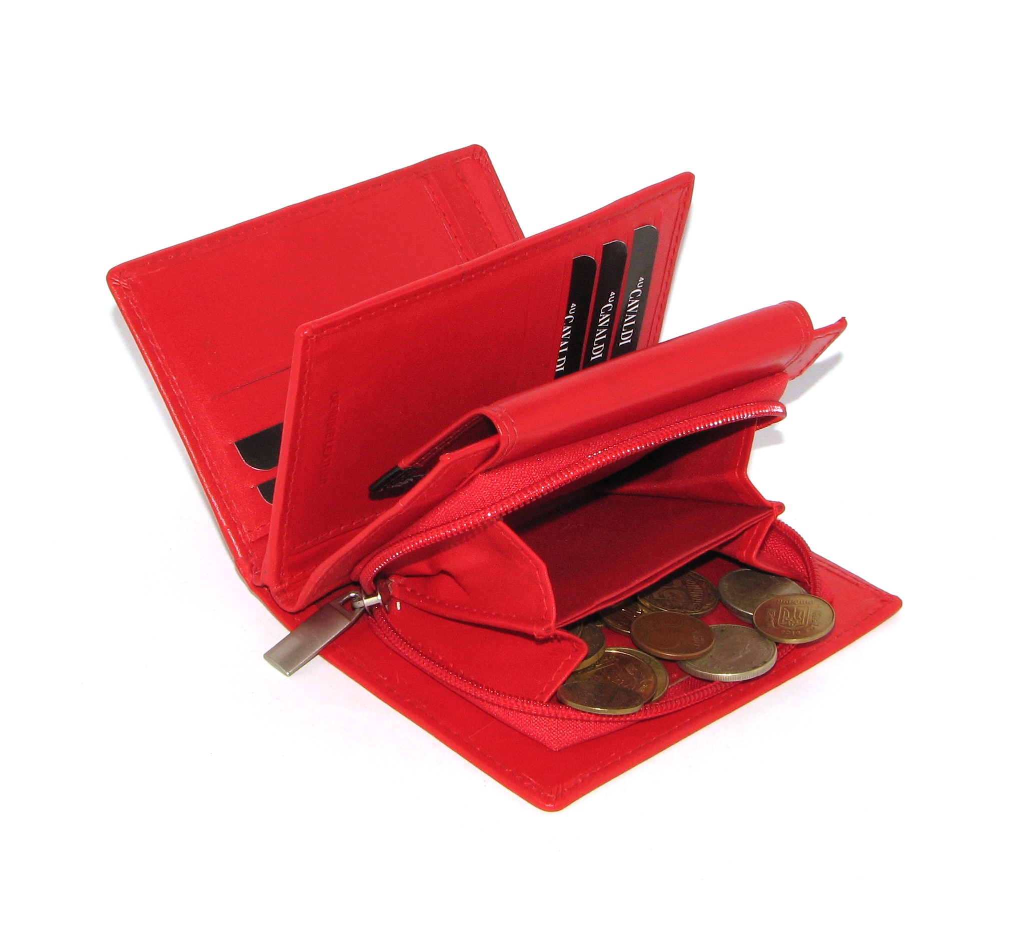 Кошелек женский Cavaldi RD-01-CMN RED-BLK Кошелек женский Cavaldi RD-01-CMN RED-BLK
